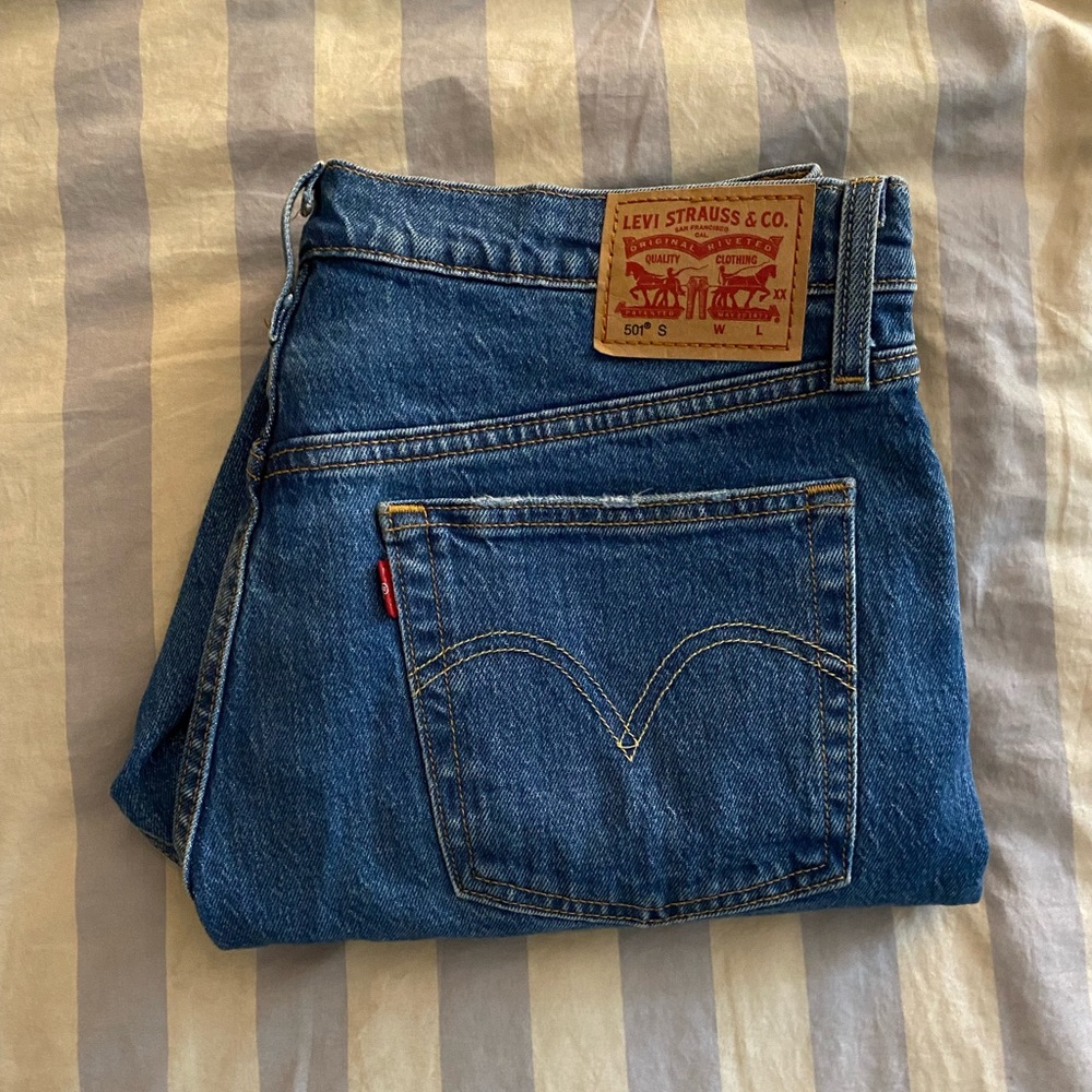 Levi’s 501 Skinny Jeans, Size 30, Length 28